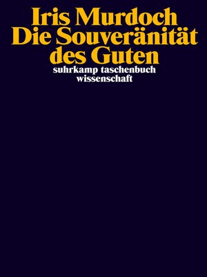 cover image of Die Souveränität des Guten